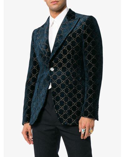 gucci velvet blazer men's|Gucci wedding suit.